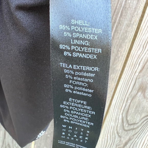 WHBM Black Floral Shell Top Blouse size XS - Picture 5 of 8